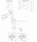 Camshaft Crankcase CoverSump Crankshaft Gasket Set - Engine Gasket Set - Valve PistonRingsConnecting Rod Diagram and Parts List for 09K502-1251-F1  Briggs and Stratton Engine